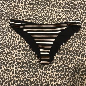 Beach Bunny Striped Bikini Bottoms
